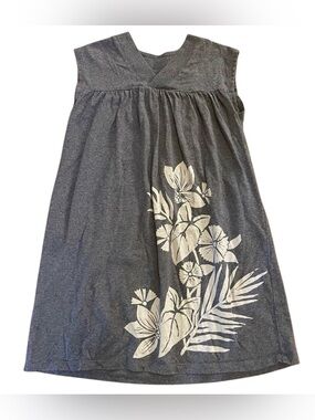 Tea Blue And White Trapeze Dress